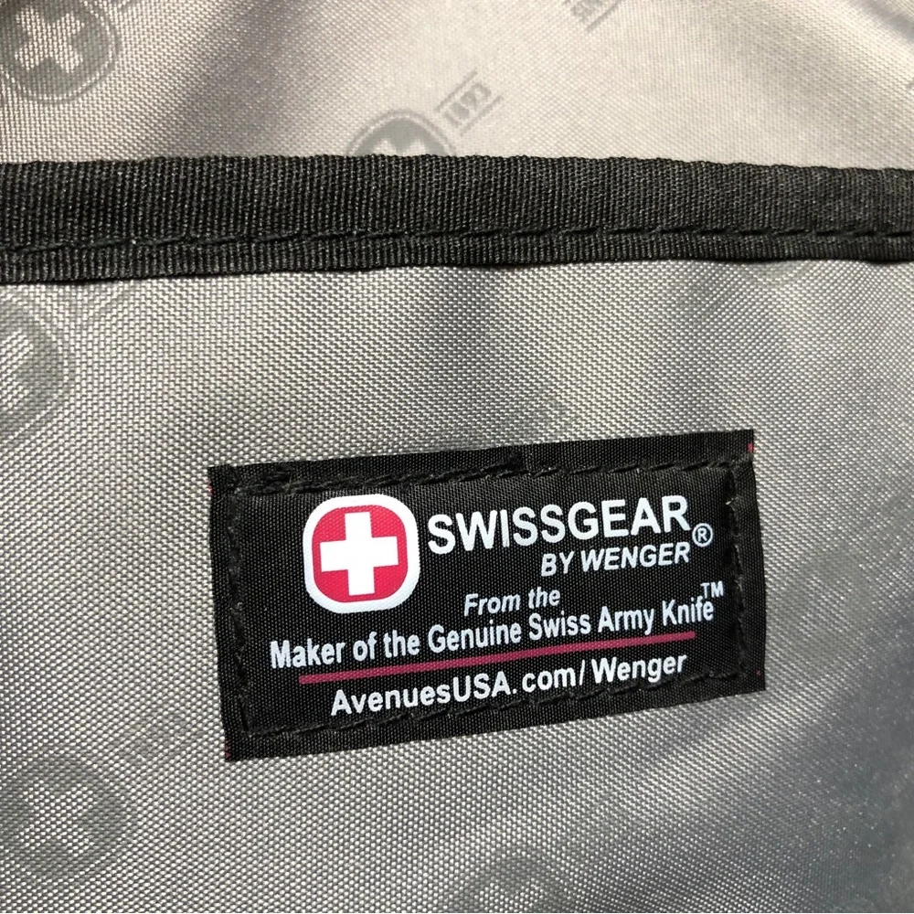 Swiss Gear Wenger Computer Laptop Briefcase Carry On Shoulder Bag Red And Black